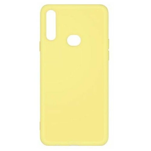 DF Чехол-накладка для Samsung Galaxy A10s DF sOriginal-04 Yellow клип-кейс, силикон, микрофибра