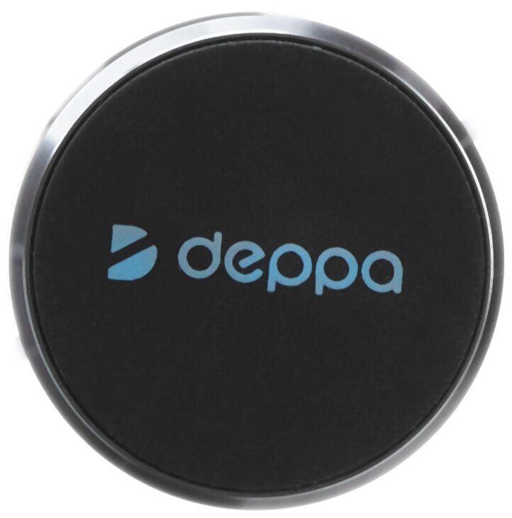 Автомобильный держатель Deppa Mage Mini для смартфонов магнитный серебристый - фото №6