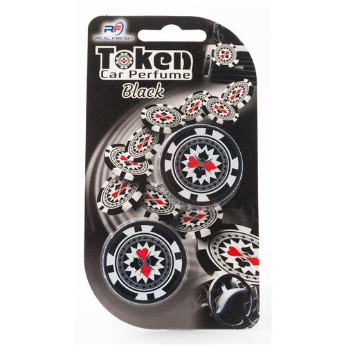 Ароматизатор REAL FRESH TOKEN X2 (Black / Блэк)