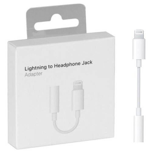 Переходник lightning 3.5 мм mini jack для наушников / iPhone на айфон провод для телефона, адаптер на наушники, шнур кабель lightning jack 3 5 mm bl7