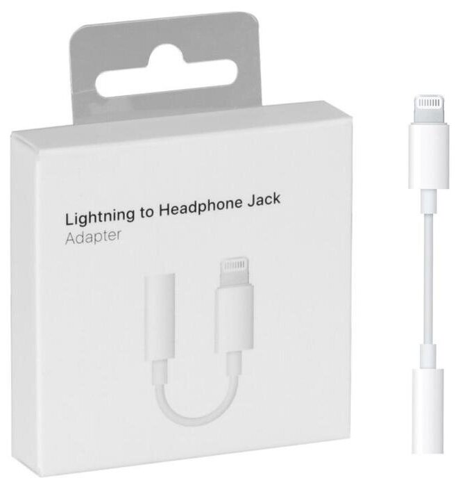 Переходник lightning 3.5 мм mini jack для наушников / iPhone на айфон провод для телефона, адаптер на наушники, шнур