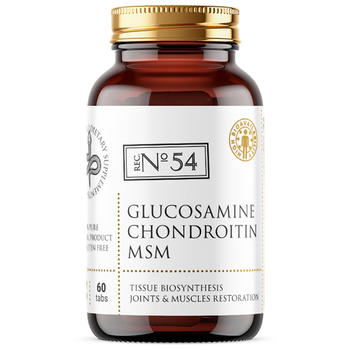 Глюкозамин Хондроитин MSM (Метилсульфонилметан) 1300 мг, Витамины для суставов связок и хрящей, для здоровья костей и тканей, 60 таблеток long life recipes