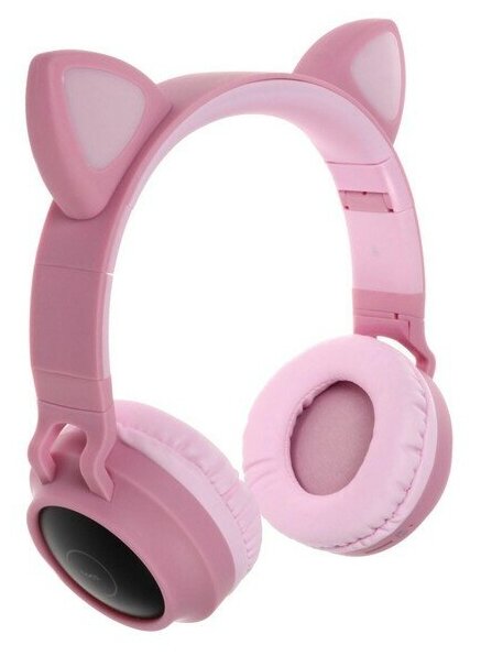 Наушники Hoco W27 Cat Ear, полноразмерные, розовые (18464) - фото №8