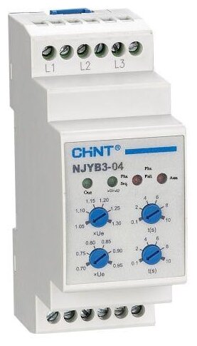 Реле контроля фаз NJYB3-8 AC380V (R)(CHINT)