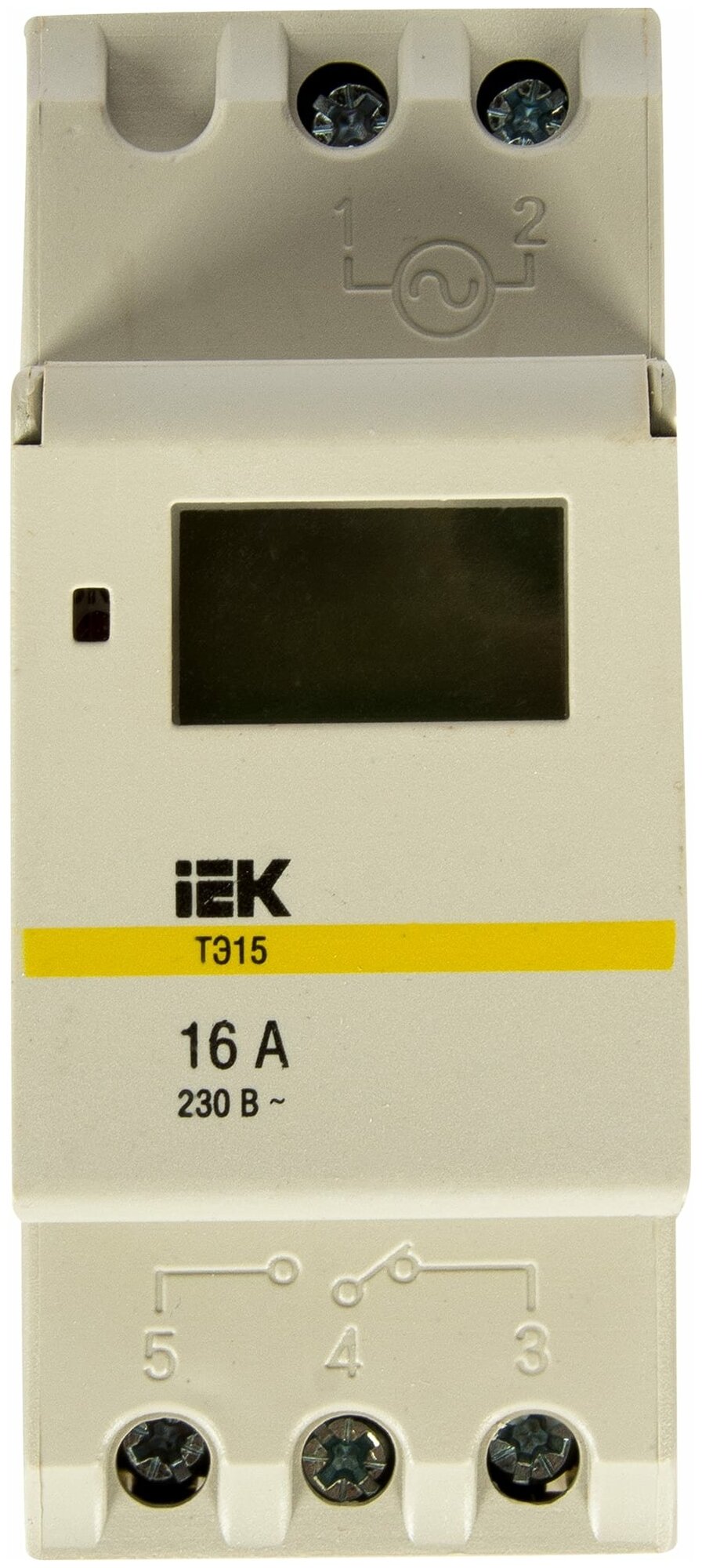 IEK Таймер ТЭ15 цифровой 16А 230В на DIN-рейку