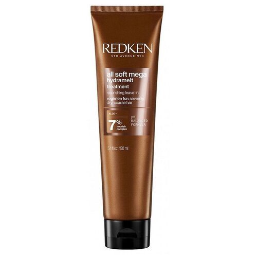 Redken All Soft Mega Hydramelt Cream - Редкен Олл Софт Сыворотка для питания и смягчения очень сухих и ломких волос, 150 мл -