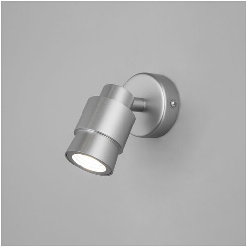 Спот / Настенный светодиодный светильник с поворотным плафоном Eurosvet Plat 20125/1, 4200 К, 7 Вт, цвет серебро