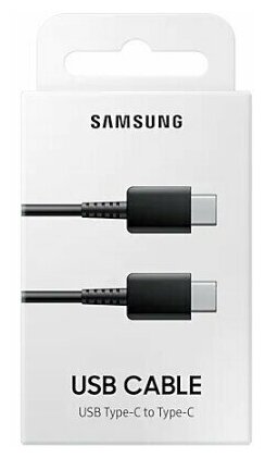 Кабель SAMSUNG , USB Type-C (m), USB Type-C (m), 1м, черный - фото №3