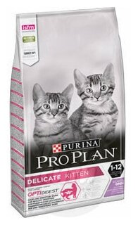 Корм для котят Purina Pro Plan Delicate с индейкой 400 г - фотография № 5