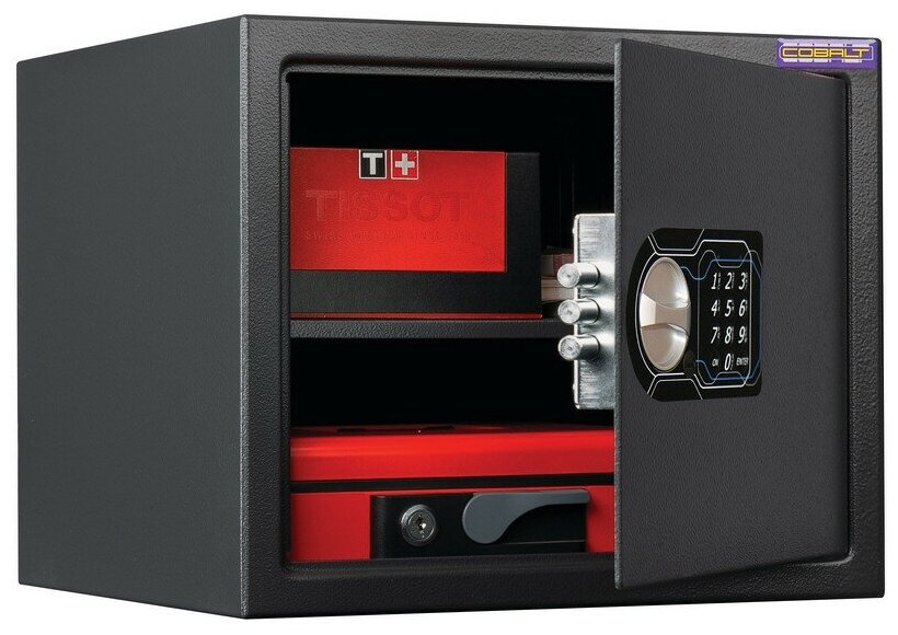 Сейф COBALT RUS-27 EL мебельный, электр.зам.