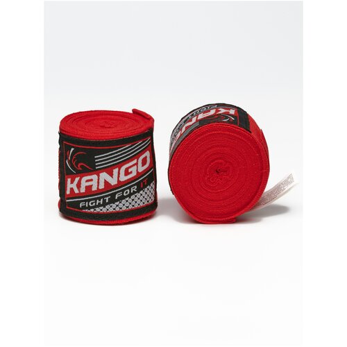 Бинты боксерские Kango KAC-123 Red 4m капа kango kac 139 white l xl