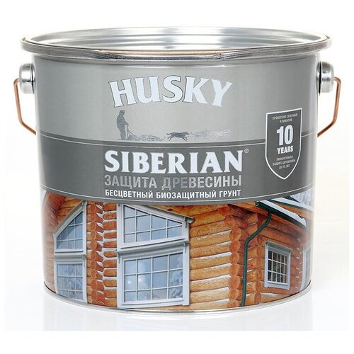 Грунт для дерева Husky Siberian цвет бесцветный 2.7 л