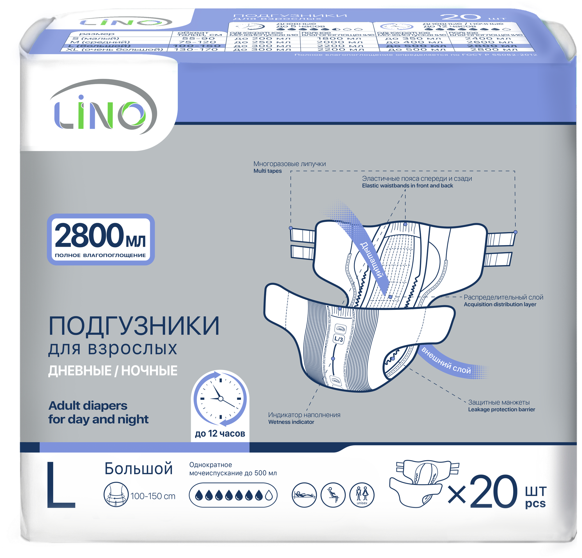   . LINO, L (Large), 2800 , / . . 20 ., . 15.3.1.20.1