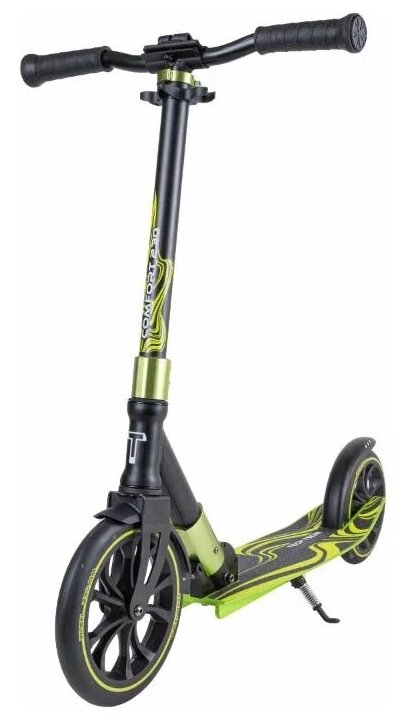 Самокат Tech Team Comfort 230R - 2022 Black/Green