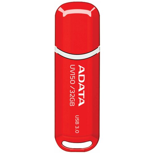 Флеш-диск 32 GB A-DATA UV150 USB 3.0, красный, AUV150-32G-RRD