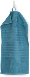 Салфетка махровая, полотенце для лица и рук, Донецкая мануфактура, 30Х50 см,цвет: серо-голубой, 100% хлопок