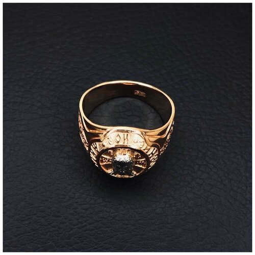 фото Кольцо даръ кольцо из красного золота "спаситель" (61362)