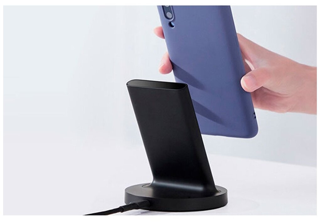 Xiaomi MI 20W Wireless Charging Stand GDS4145GL Беспроводная сетевая зарядка - фотография № 2