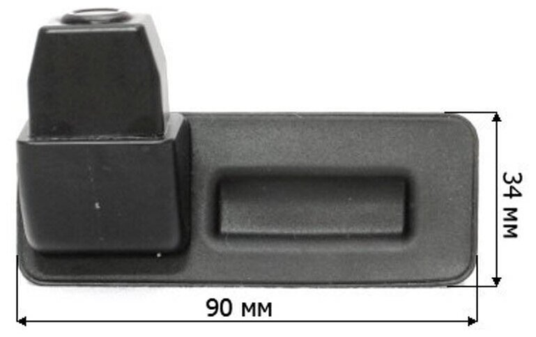 Камера заднего вида Шкода Октавия A5 (Octavia 2004-2012) в ручке багажника