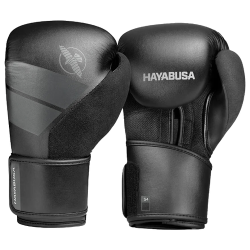 Боксерские перчатки Hayabusa S4 Black (16 унций)