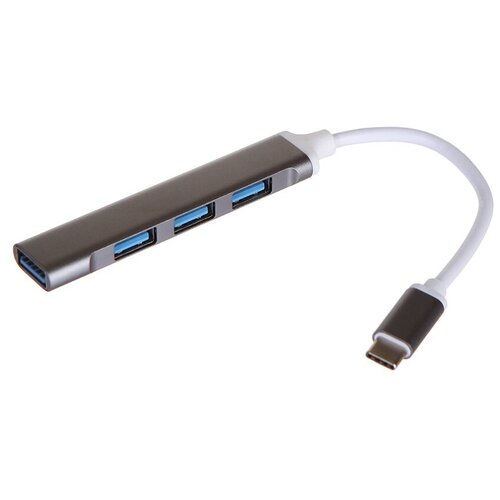 Хаб USB Palmexx USB-C - 4xUSB3.0 PX/HUB-075 тестер напряжения и силы тока usb порта palmexx kw 202