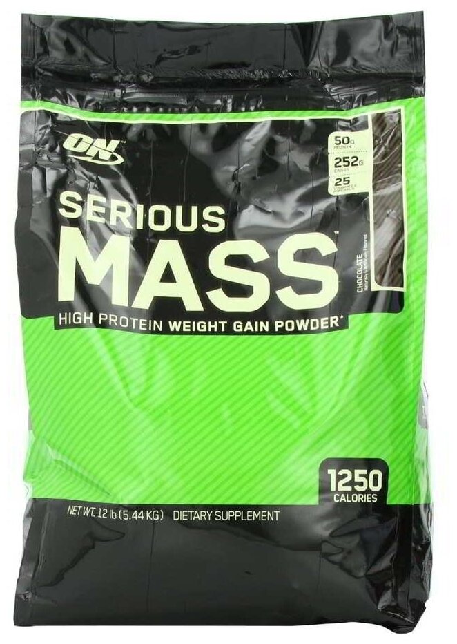 Optimum Nutrition Serious Mass 5440 гр 12lb (Optimum Nutrition) Ваниль