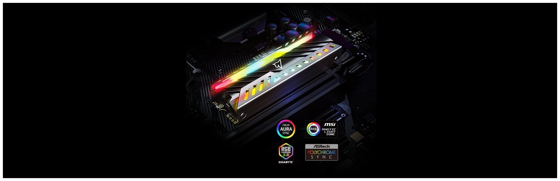 Твердотельный накопитель Netac NV3000 RGB 512ГБ, M.2 2280, PCI-E 3.0 x4, M.2 NT01NV3000RGB-500-E4X - фото №6