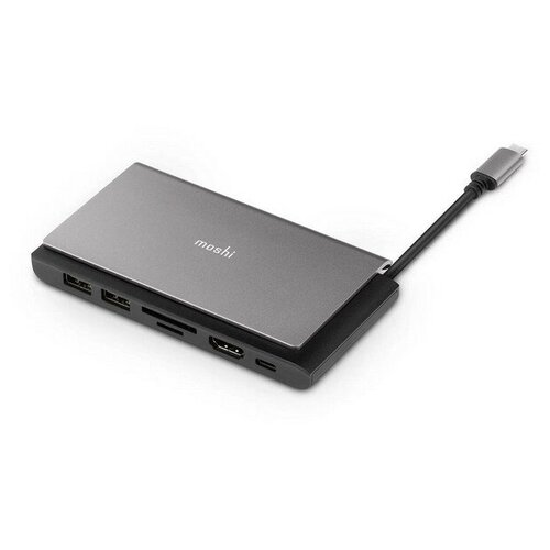 Портативный USB-хаб Moshi Symbus Mini 7-in-1 99MO084275 Titanium Gray 899900₽