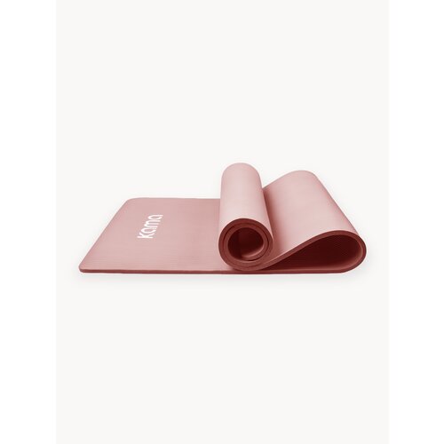 Коврик спортивный для фитнеса из NBR толстый, 1 см, Kama