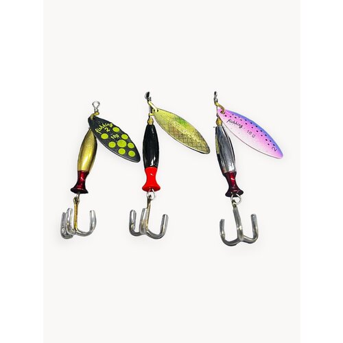 Набор блесен вертушек Mepps AGLIA №3 набор в коробке Блесна вертушка для ловли на хищную рыбу