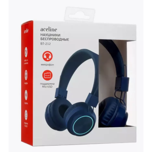 Беспроводныепроводные наушники Aceline BT-212 черный 2203₽