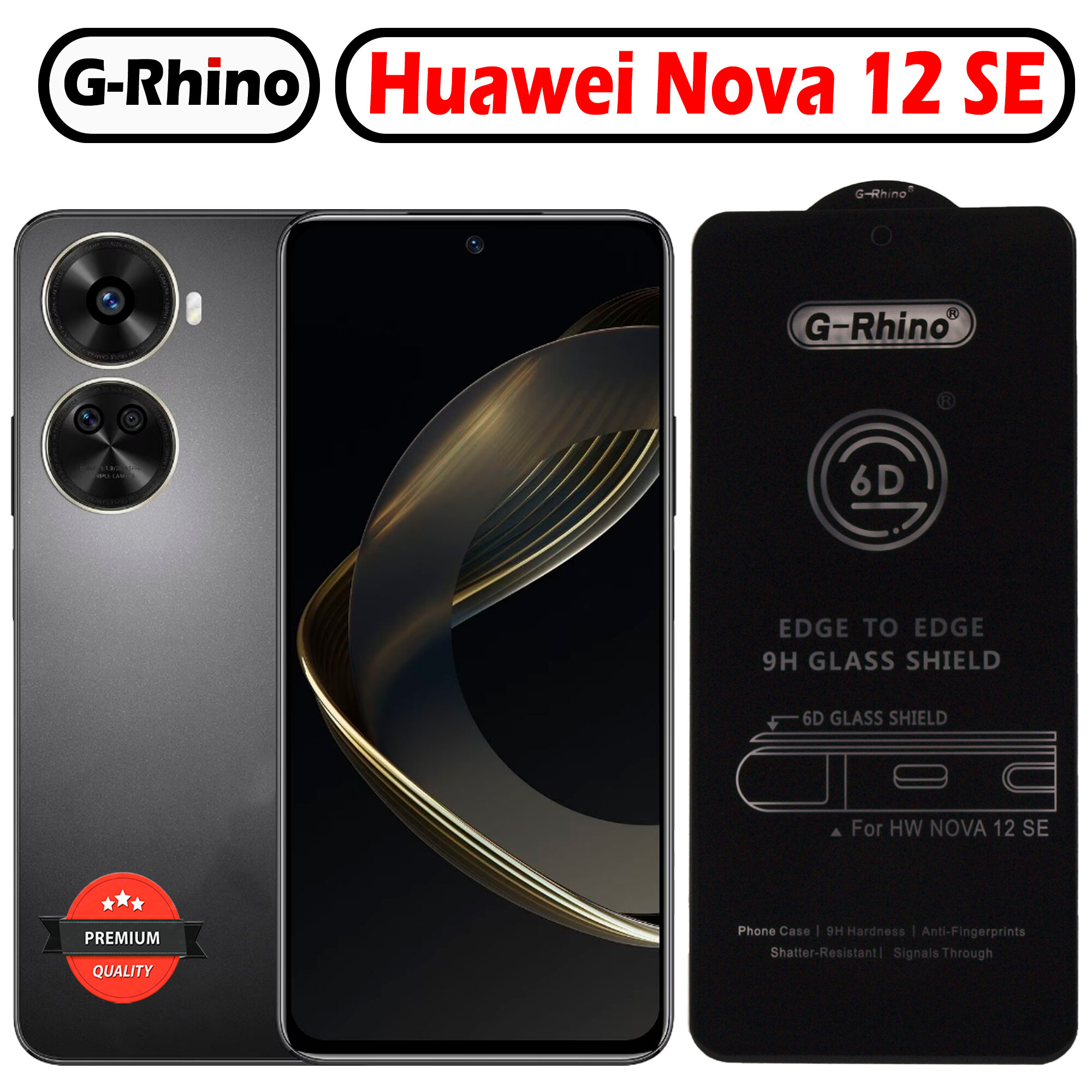 Защитное стекло G-Rhino для Huawei Nova 12 SE / Нова 12СЕ