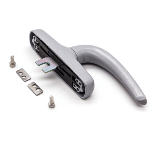 Ручка оконная Nefer Midi с одной передачей Italy 9006 серая