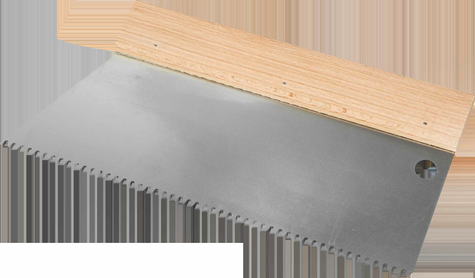 Шпатель зубчатый Dominus 250 мм S2 нержавеющая сталь