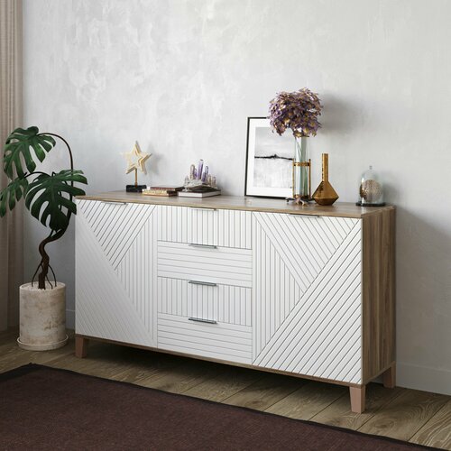 Комод для одежды Марвин - 25 тумба под тв 140х80х40 см 22590₽