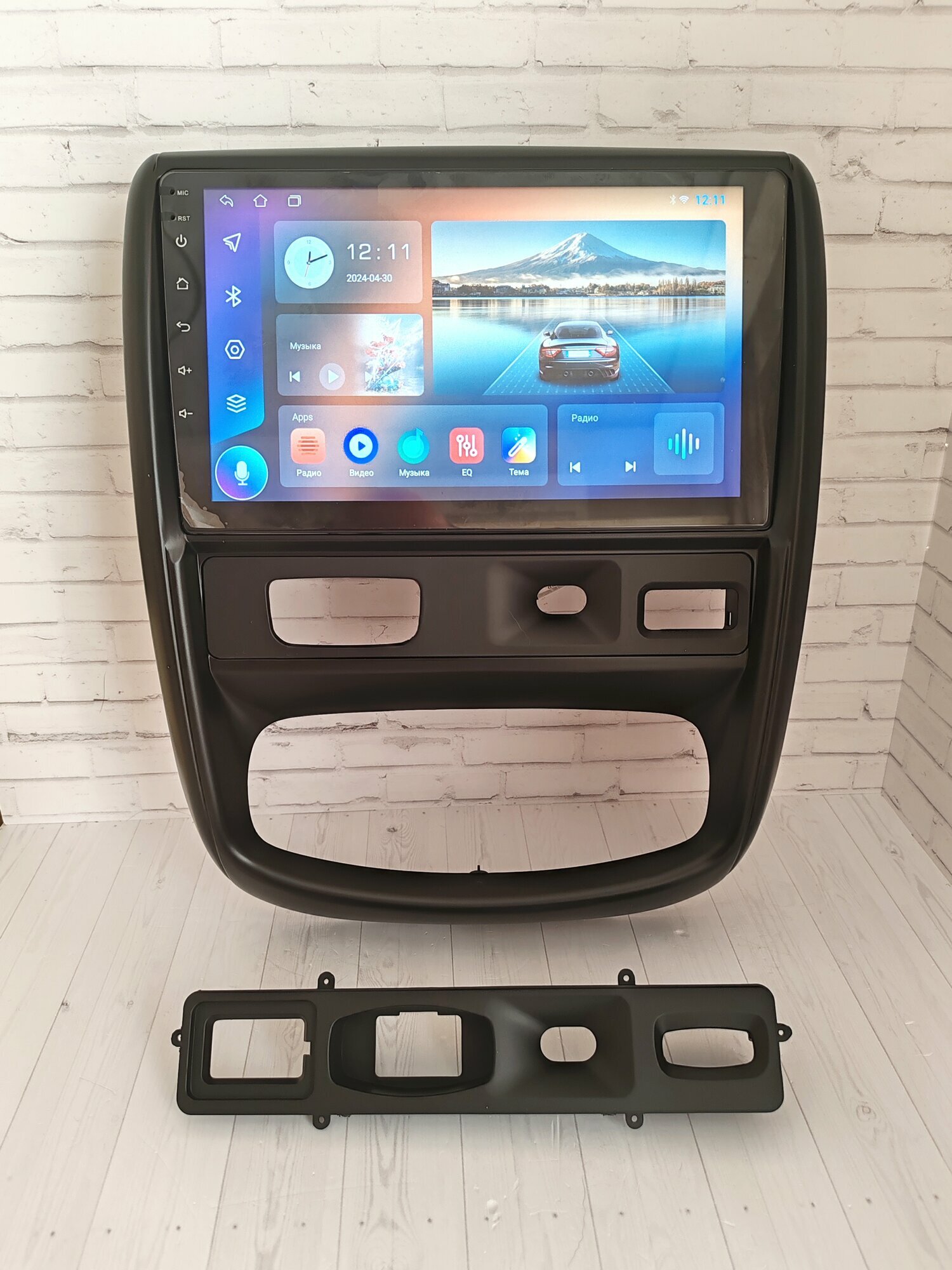 Магнитола андроид BOS-MINI 4/64гб, CarPlay, WiFi, GPS, USB, Блютус, Кулер, для Рено Дастер (Renault Duster) 2010-2015г