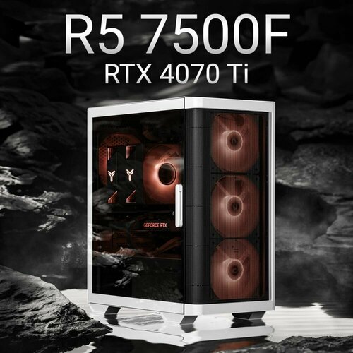 OXYGEN AMD Ryzen 5 7500F, RTX 4070 Ti 12GB, DDR5 64GB, SSD 2000GB Белый