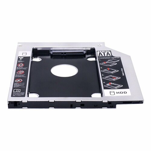 Адаптер Optibay 12.7mm SATA HDD 2.5" SATA в отсек привода ноутбука