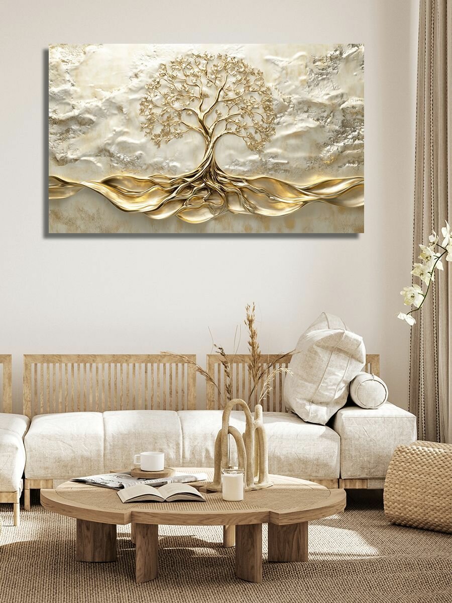 Картина на холсте LOFTime 60х100 дерево ЗОЛ 11 КБ-968-60100