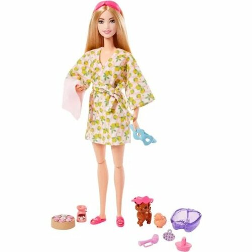 фото Кукла barbie hkt90 барби с питомцем и аксессуарами серия spa