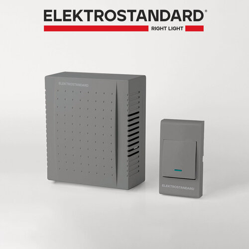 Изображение товара Звонок электрический (дверной) Elektrostandard DBQ26M WM 1M, серый, IP44