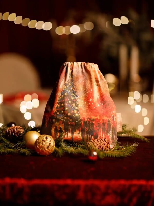 Мешочек для хранения с картиной художника Cristmas — фото 1