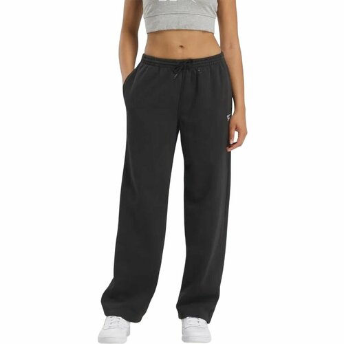 фото Брюки спортивные reebok identity small logo fleece open hem pants w, размер xl, черный