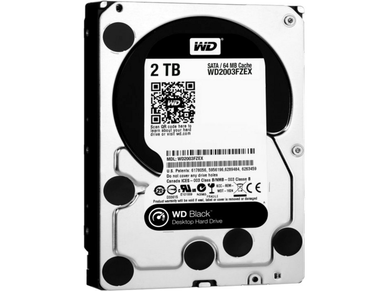 Жесткий диск жесткий диск/ HDD WD SATA3 2Tb Caviar Black 7200 64Mb
