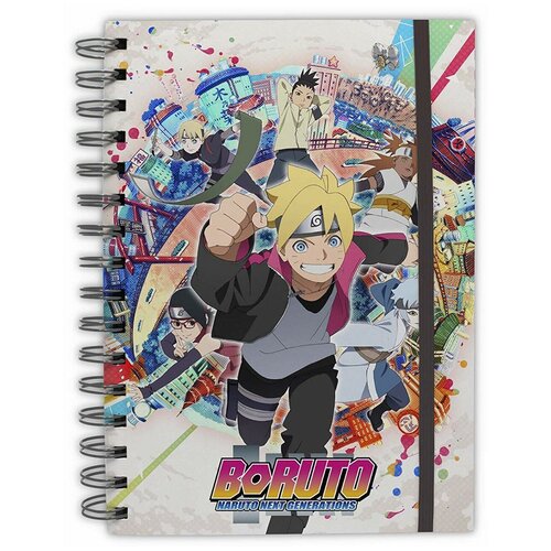 Блокнот Boruto: Boruto Next Generation corderona a5 160gsm plain notebook