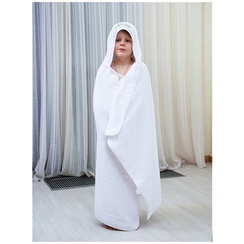 Полотенце крестильное махровое 145см112 см с вышивкой Спаси и Сохрани 2100₽