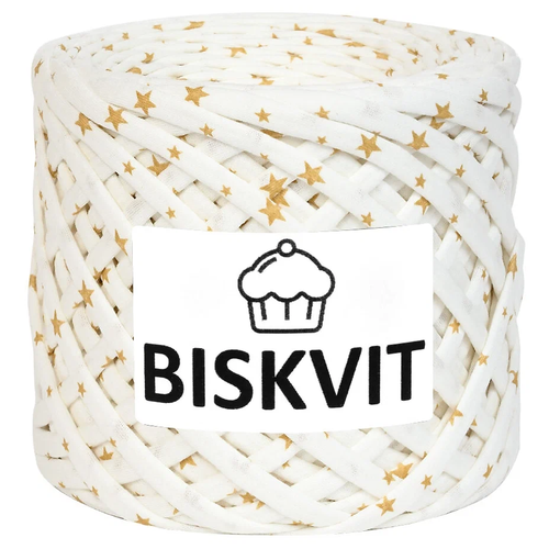 Нить вязальная Biskvit Biskvit, 100 % хлопок, 300 г, 100 м, 1 шт., 583 Голд стар 100 м трикотажная пряжа для вязания шерлок