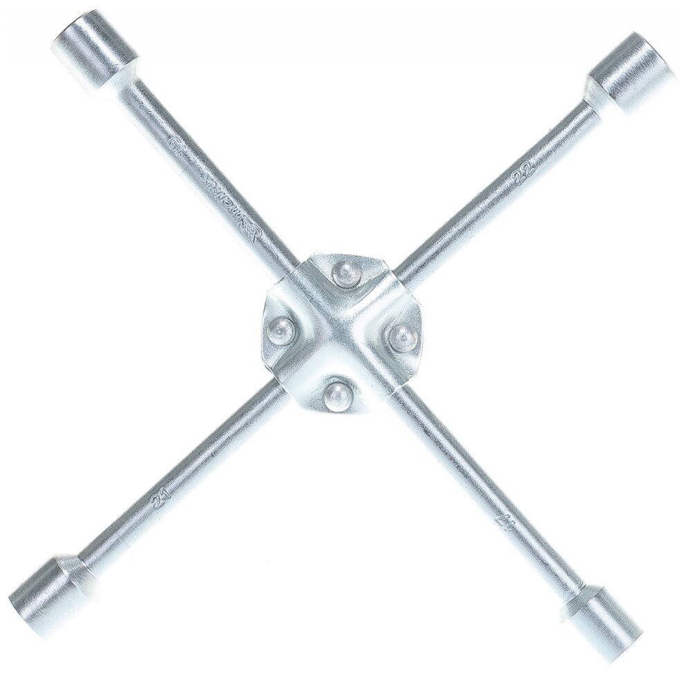 Ключ-крест баллонный 17 х 19 х 21 х 22 мм усиленный толщина 16 мм Matrix Professional 14244