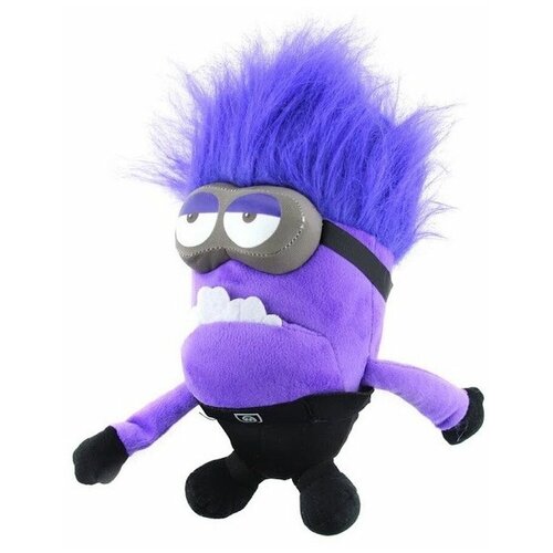 Фиолетовая мягкая кукла Злой миньон, 20 см