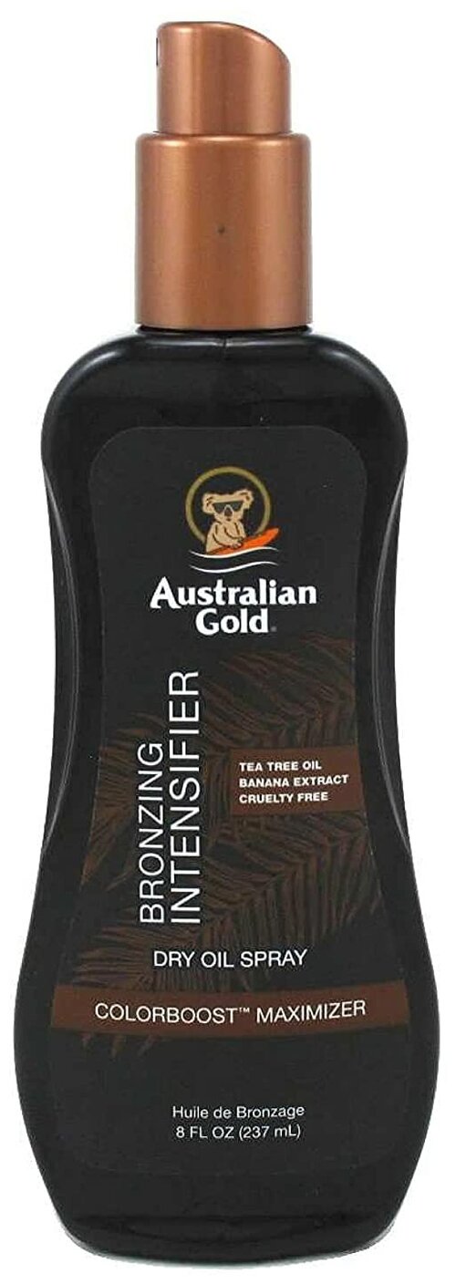 Australian Gold INTENSIFIER bronzing Dry Oil SPRAY(237 мл)сухое масло-спрей для интенсивного загара